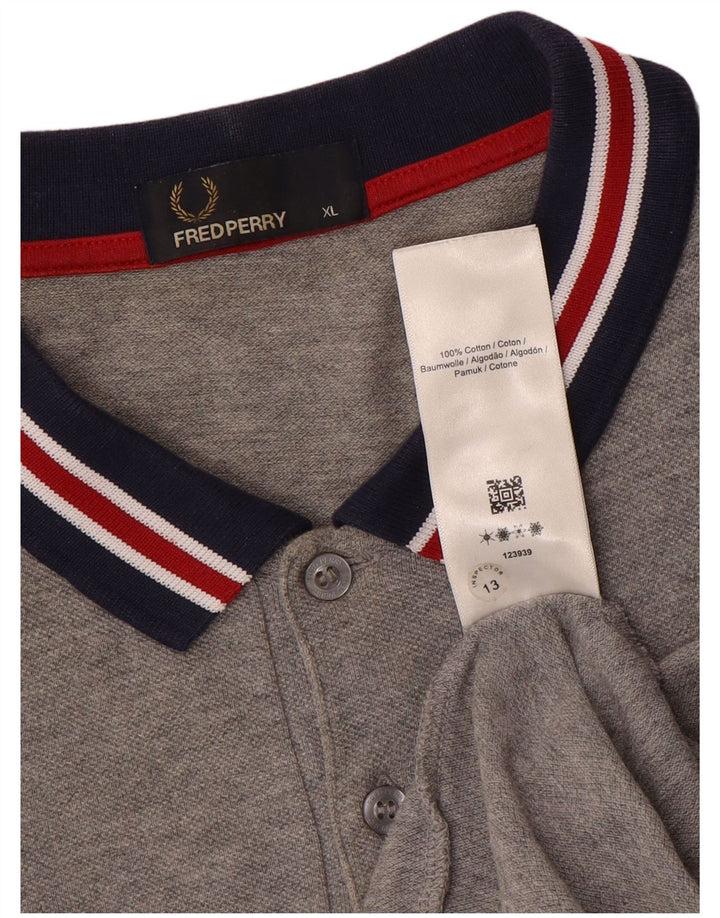 Fred Perry Polo Hombre XL Algodón Gris
