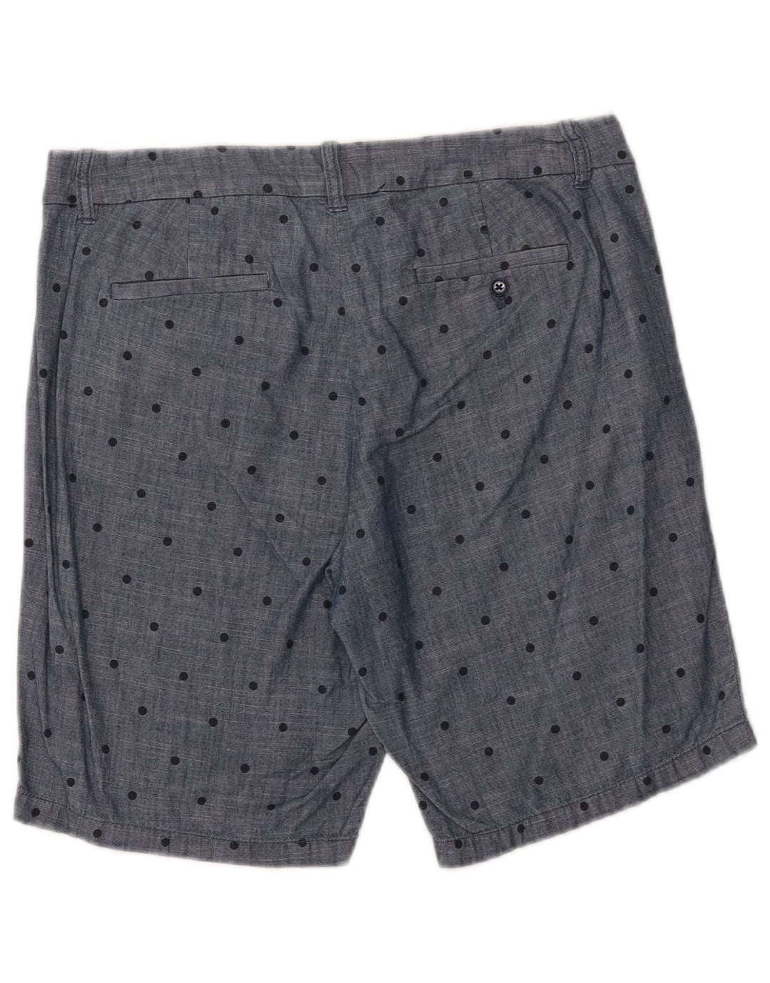 J. CREW Bermudas para mujer US 8 Medium W32 Azul marino manchado