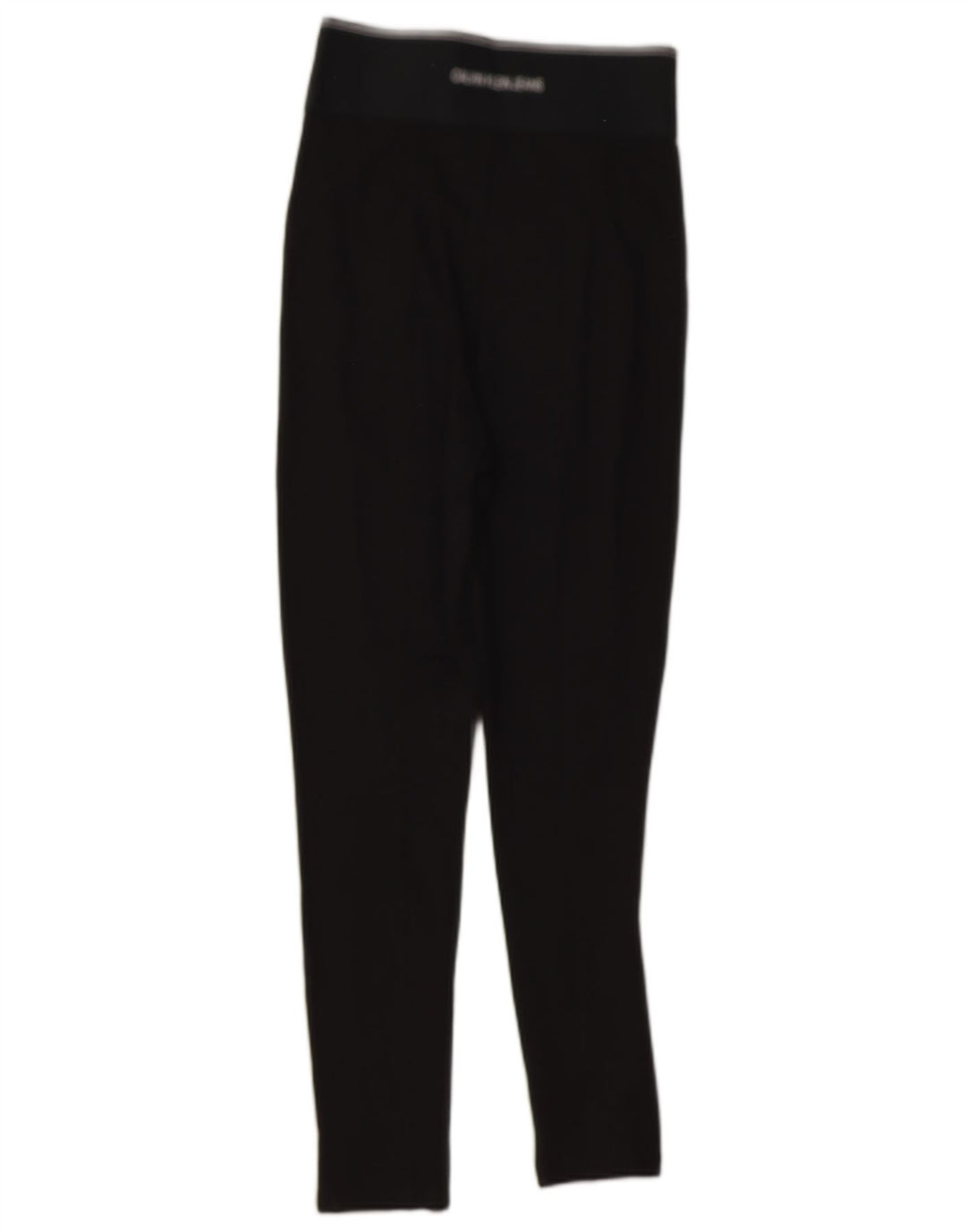 Calvin Klein Leggings gráficos para mujer UK 8 Small Viscosa negra