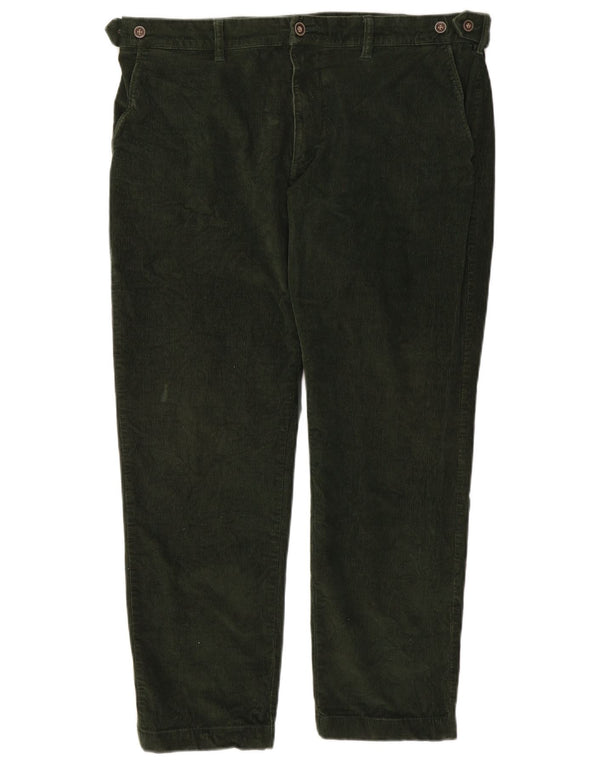 Harmont & Blaine Pantalones rectos de pana para hombre IT 54 2XL W42 L29 Verde