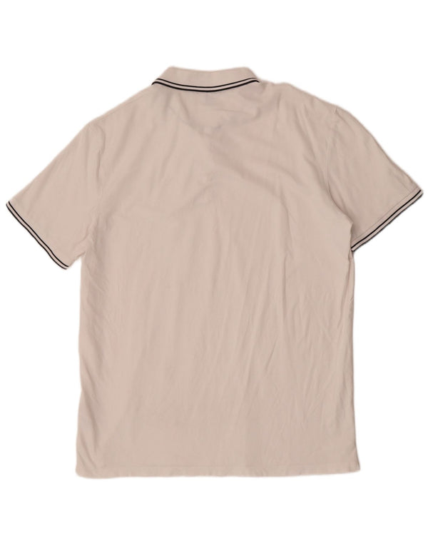 Jack & Jones Polo de manga corta para hombre Core Regular Fit 2XL Algodón blanco