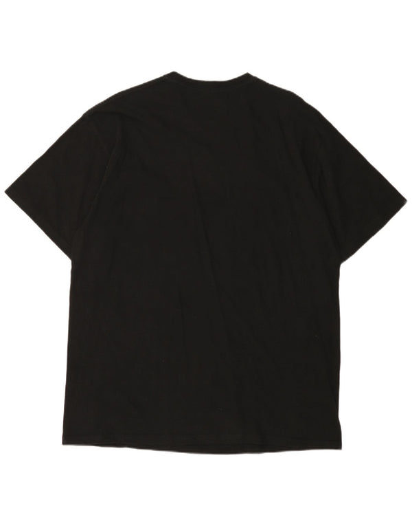 Hard Rock Cafe Mens Barcelona Graphic Camiseta Top XL Algodón Negro