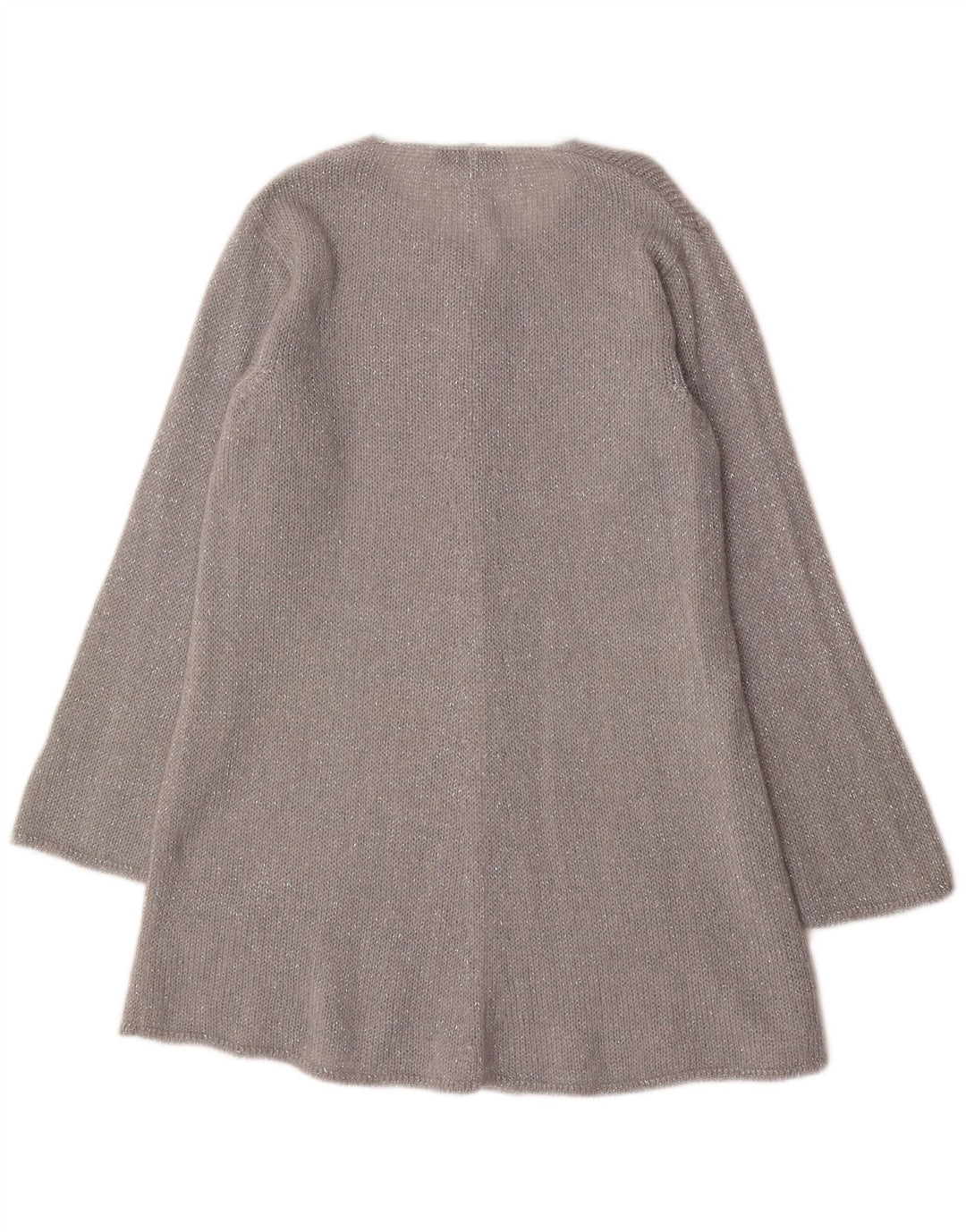 Cárdigan Largo Oris para Mujer IT 44 Medium Silver Mohair
