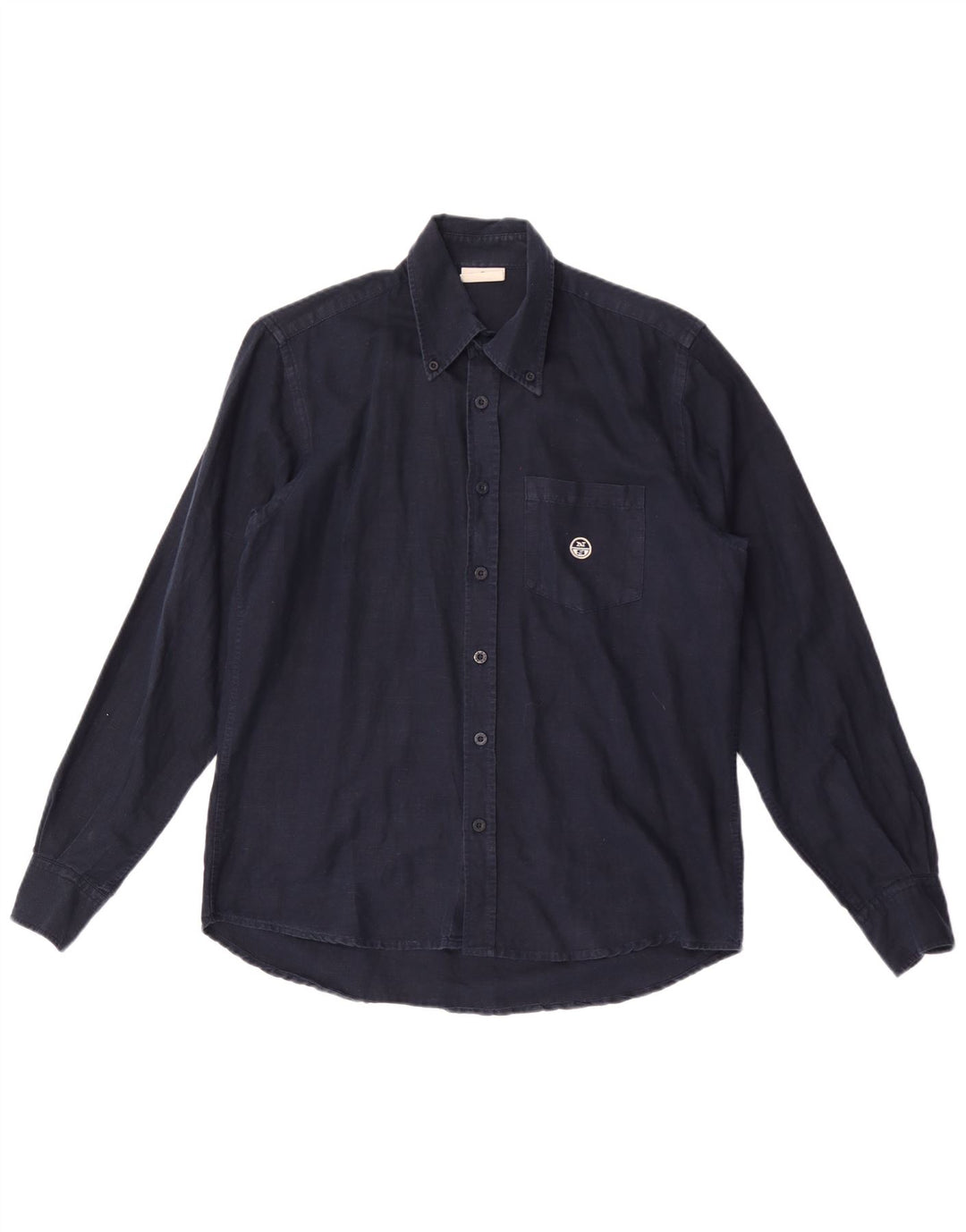 Camisa North Sails Hombre Mediana Azul Marino Algodón