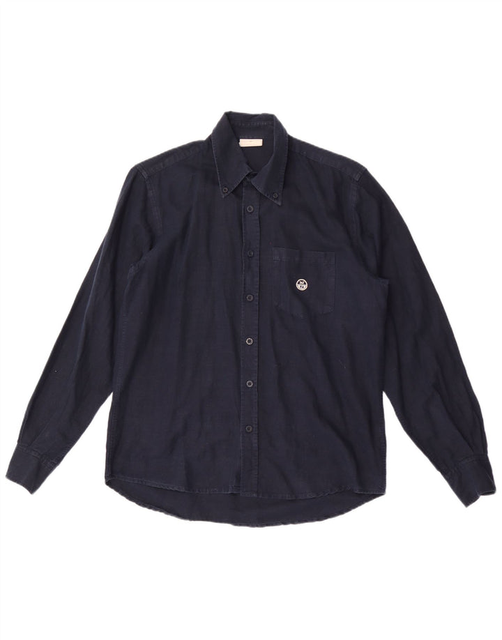 Camisa North Sails Hombre Mediana Azul Marino Algodón