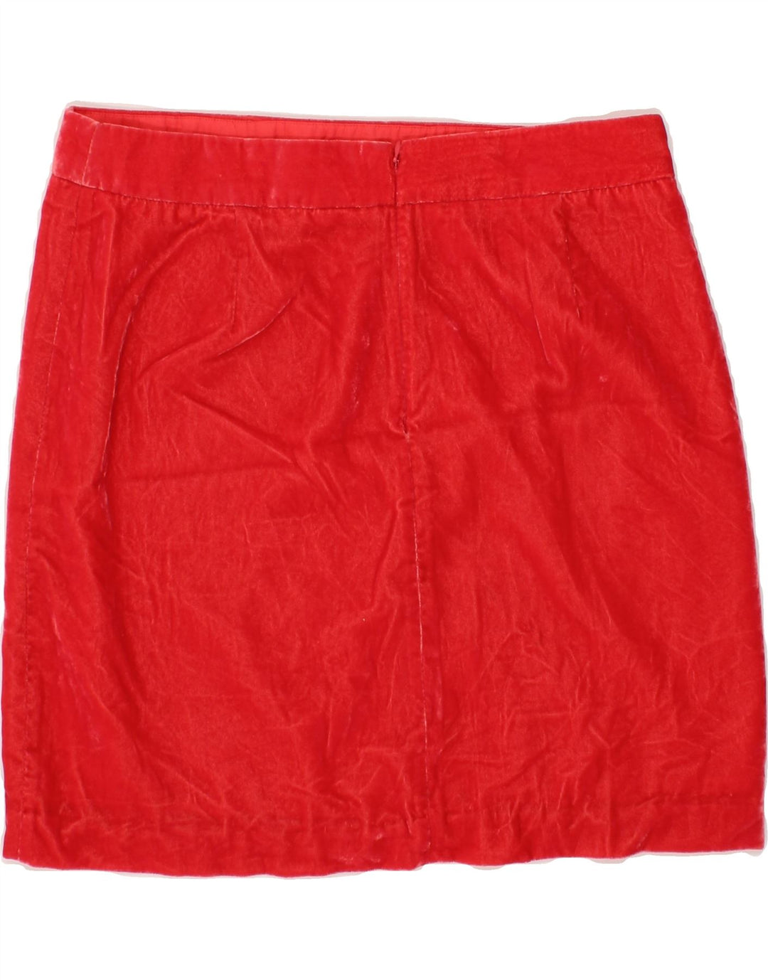 J. CREW Womens Mini Skirt US 8 Medium W32  Red Polyester Vintage J. Crew and Second-Hand J. Crew from Messina Hembry 
