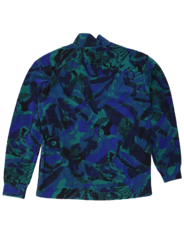 Fila Jersey de forro polar con estampado abstracto para hombre IT 48 Medium Blue Colourblock