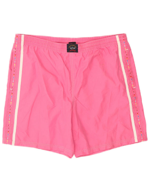 Paul & Shark - Bañador para hombre (poliéster), color rosa