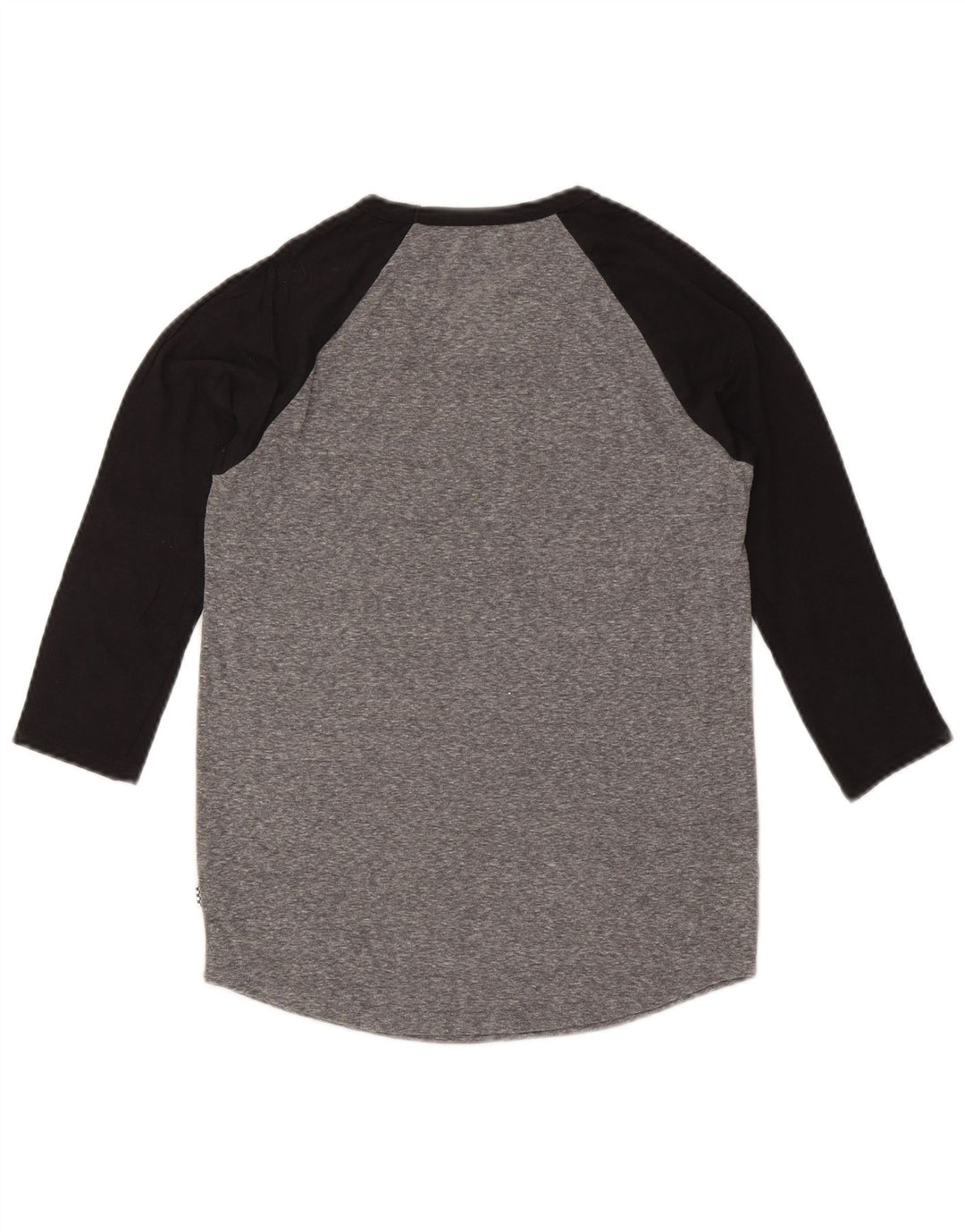 VANS Top gráfico para mujer manga 3/4 UK 10 Small Grey Colourblock