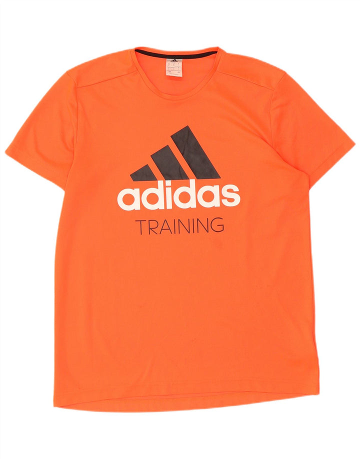 ADIDAS Hombre Gráfico Chaleco Top Grande Naranja Poliéster
