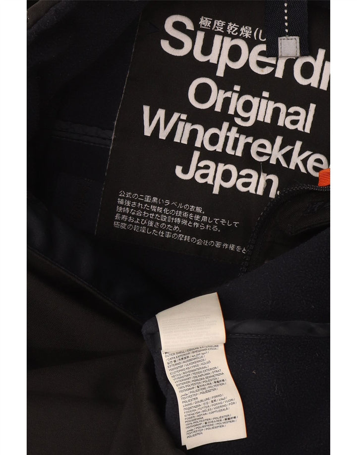 Superdry Chaqueta cortavientos Windtrekker para hombre UK 34 XS Poliéster negro