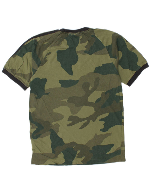 ADIDAS Camiseta Hombre Top Small Khaki Camuflaje Algodón