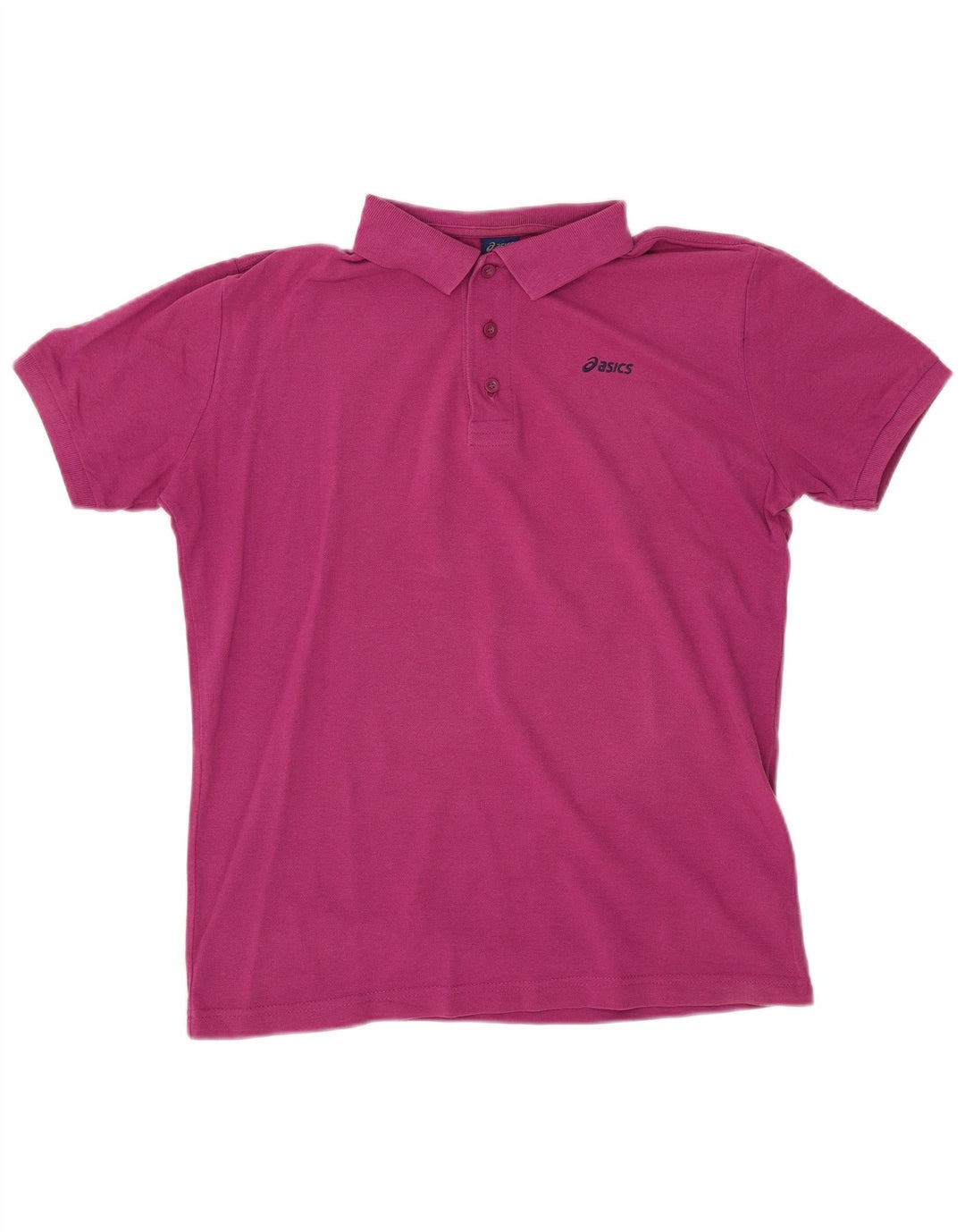 Polo Asics Hombre Algodón Granate Medio
