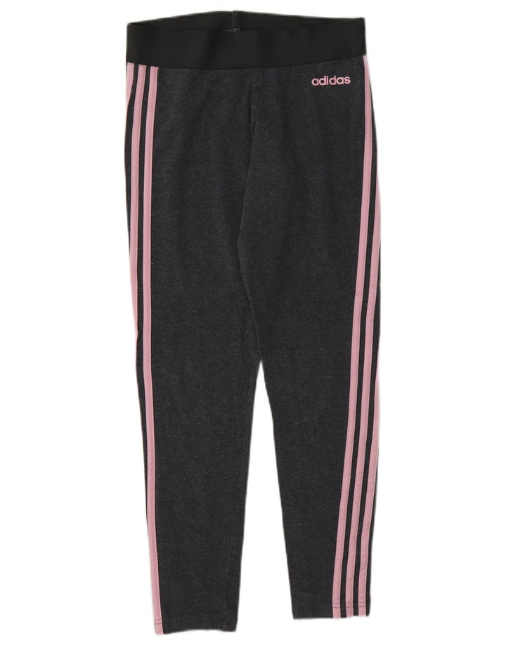 Adidas Leggings para mujer Reino Unido 10 Pequeño Gris Algodón