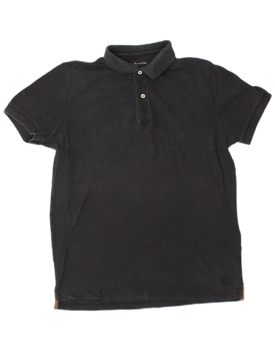 MASSIMO DUTTI Polo Hombre Pequeño Negro