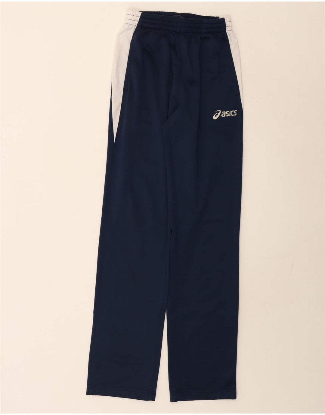 Pantalones de chándal Asics para mujer UK 40 Medium Azul marino Colorblock