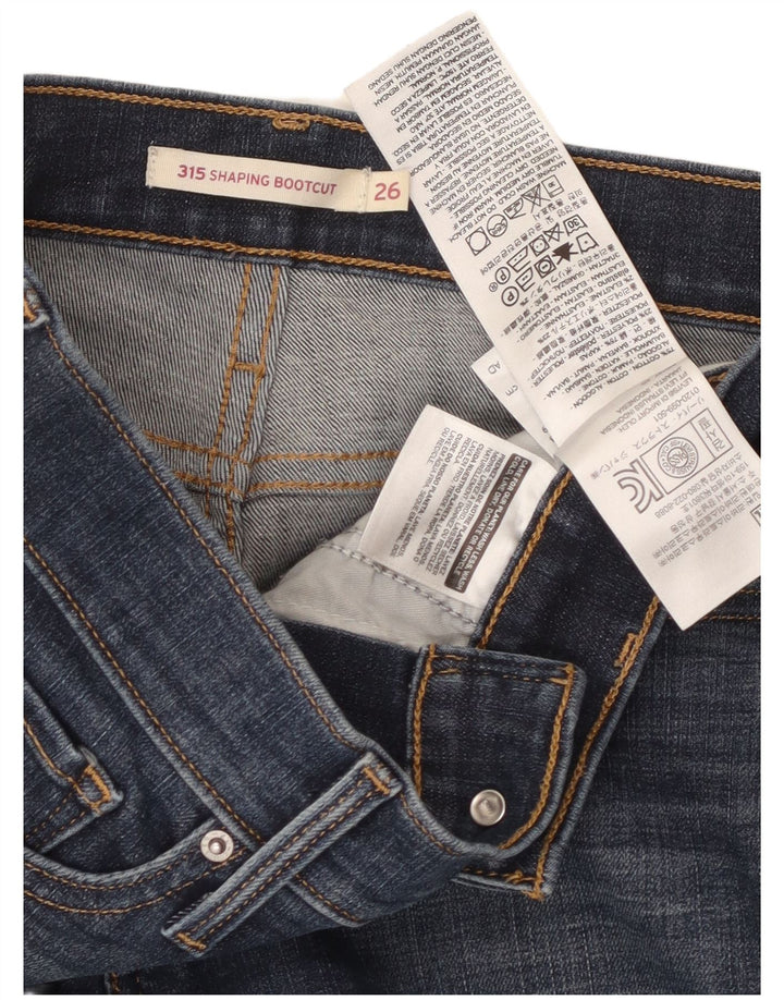 Levi's Mujer 315 Shaping Bootcut Jeans W26 L29 Algodón Azul