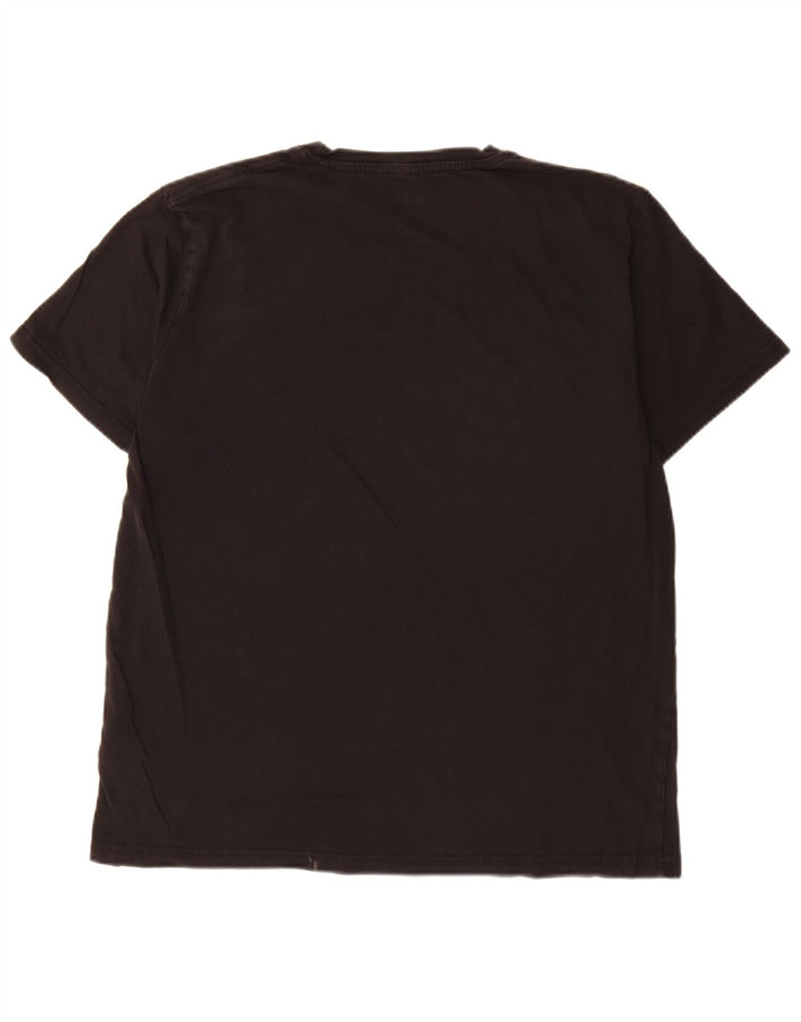 Alpha Industries - Camiseta para hombre, talla grande, color negro