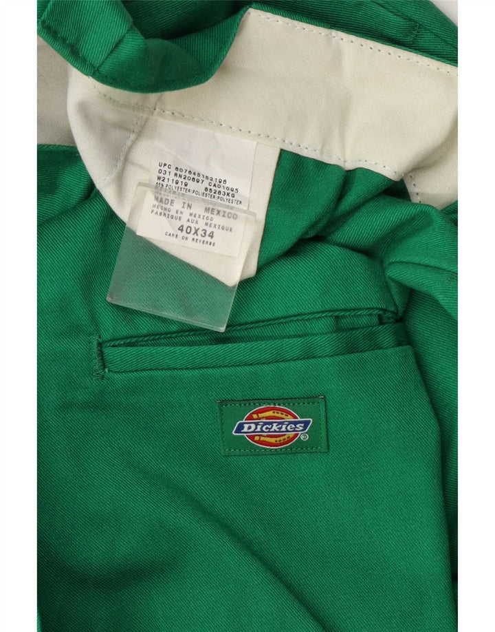 Dickies Pantalones cortos cargo para hombre W40 XL Poliéster verde