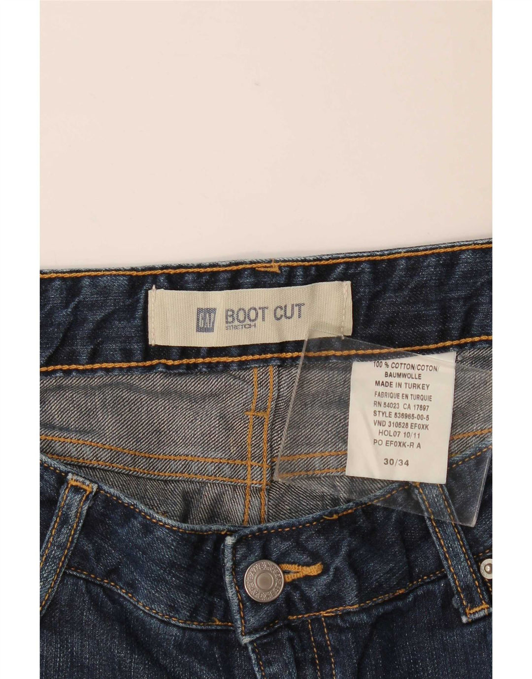 Shorts Vaqueros Gap Mujer W30 Algodón Azul Medio