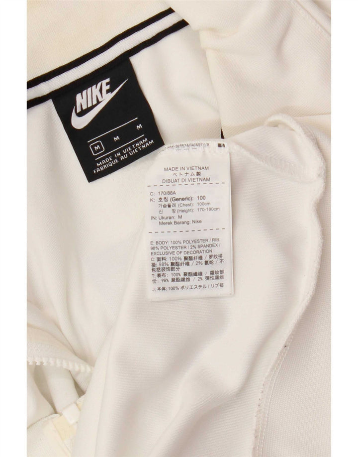 Nike - Chaqueta de chándal con gráfico para hombre, poliéster color block, color blanco medio