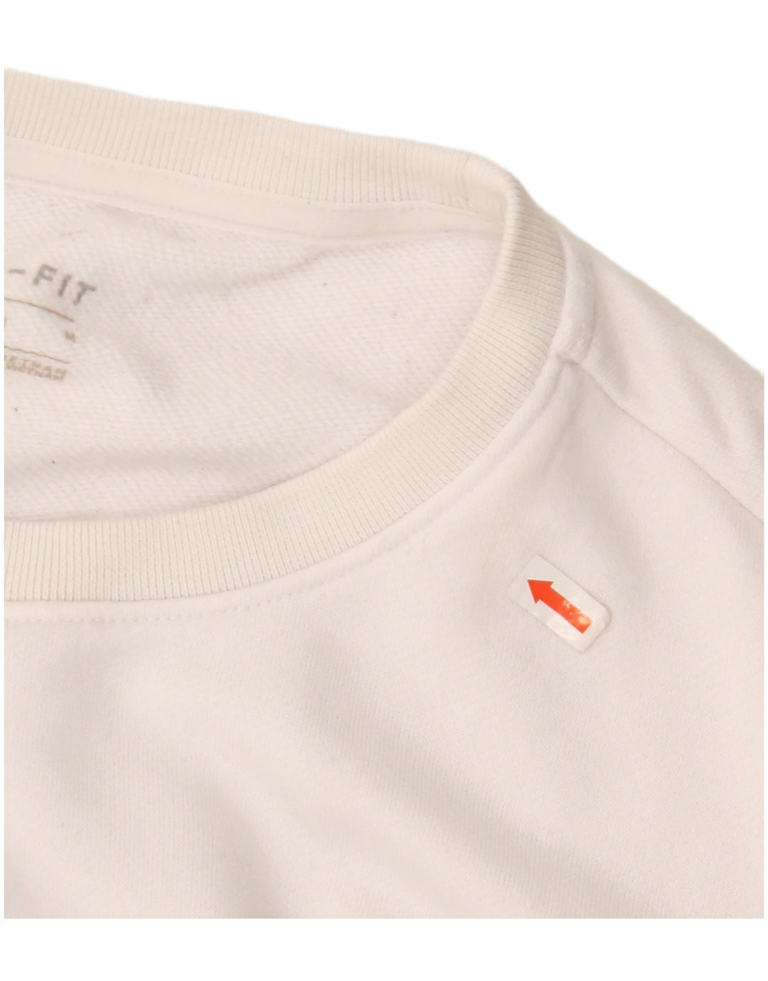 Nike - Sudadera gráfica para mujer, talla 40, poliéster blanco mediano