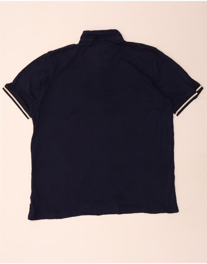 Polo Ted Baker para hombre talla 5 XL algodón azul marino