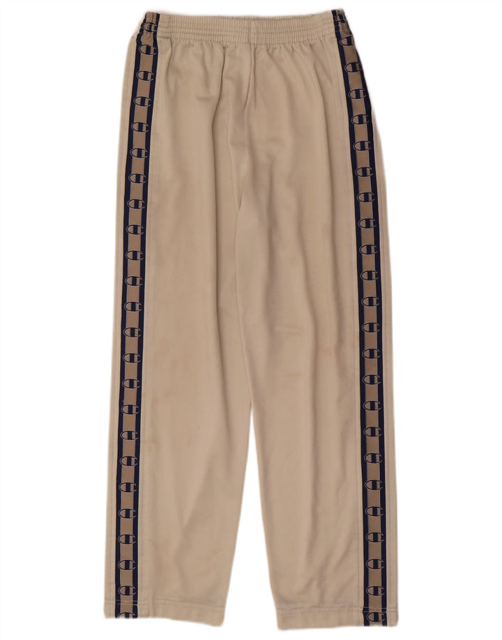 CHAMPION Pantalones de chándal gráficos para mujer UK 40 Large Beige Stripes