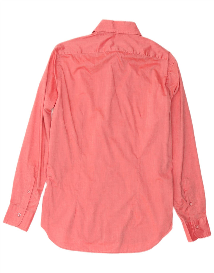 GUTTERIDGE Camisa Hombre Talla 15/ 38 Mediano Rojo Algodón