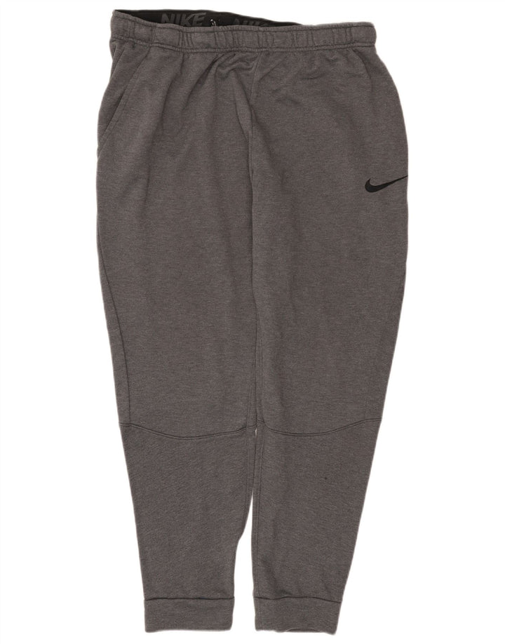 Nike Dri Fit - Pantalón de chándal para hombre, talla XL, color gris