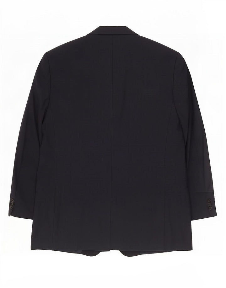 Emanuel Ungaro Chaqueta tipo blazer de 3 botones para hombre IT 64 7XL Lana azul marino