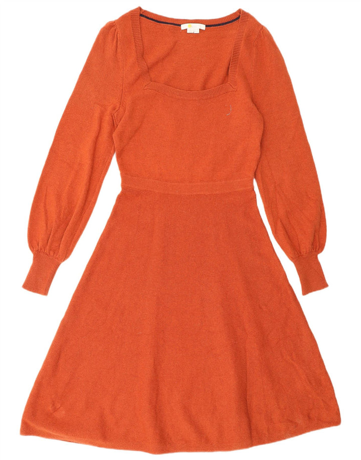 BODEN Vestido tipo jersey para mujer UK 40 Small Naranja Poliamida