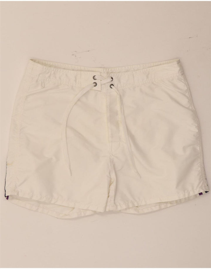 Sundek Bañador Corto Hombre Grande Poliéster Blanco