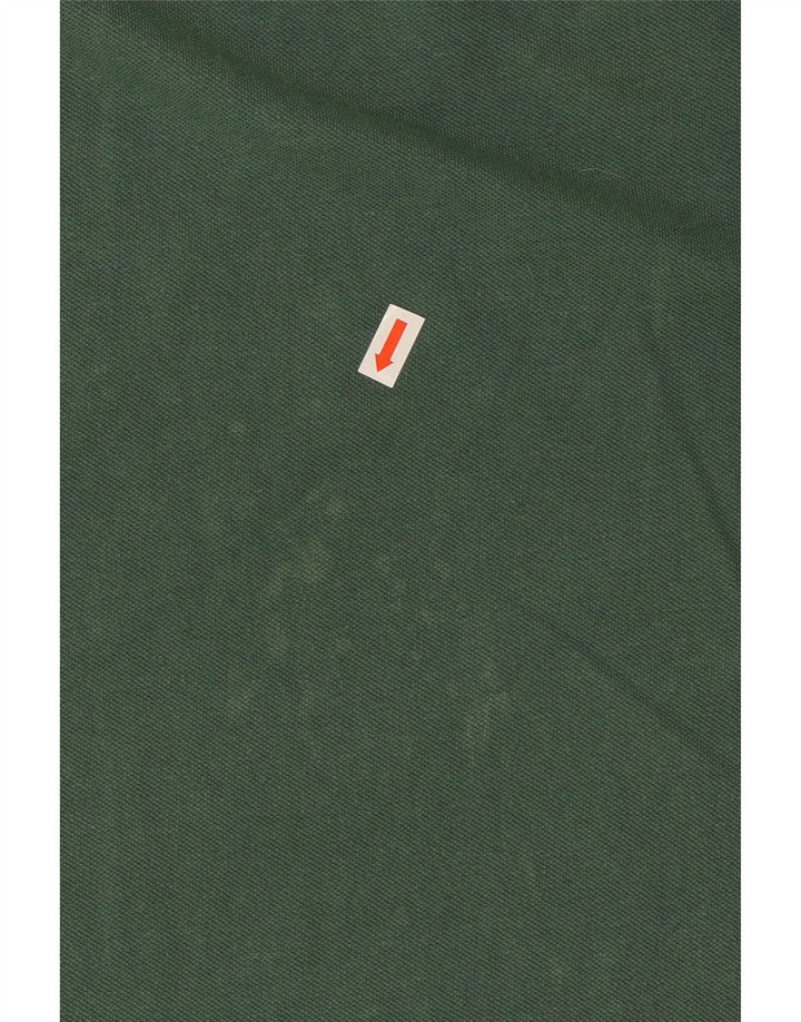 Kappa Polo Hombre Grande Verde Algodón