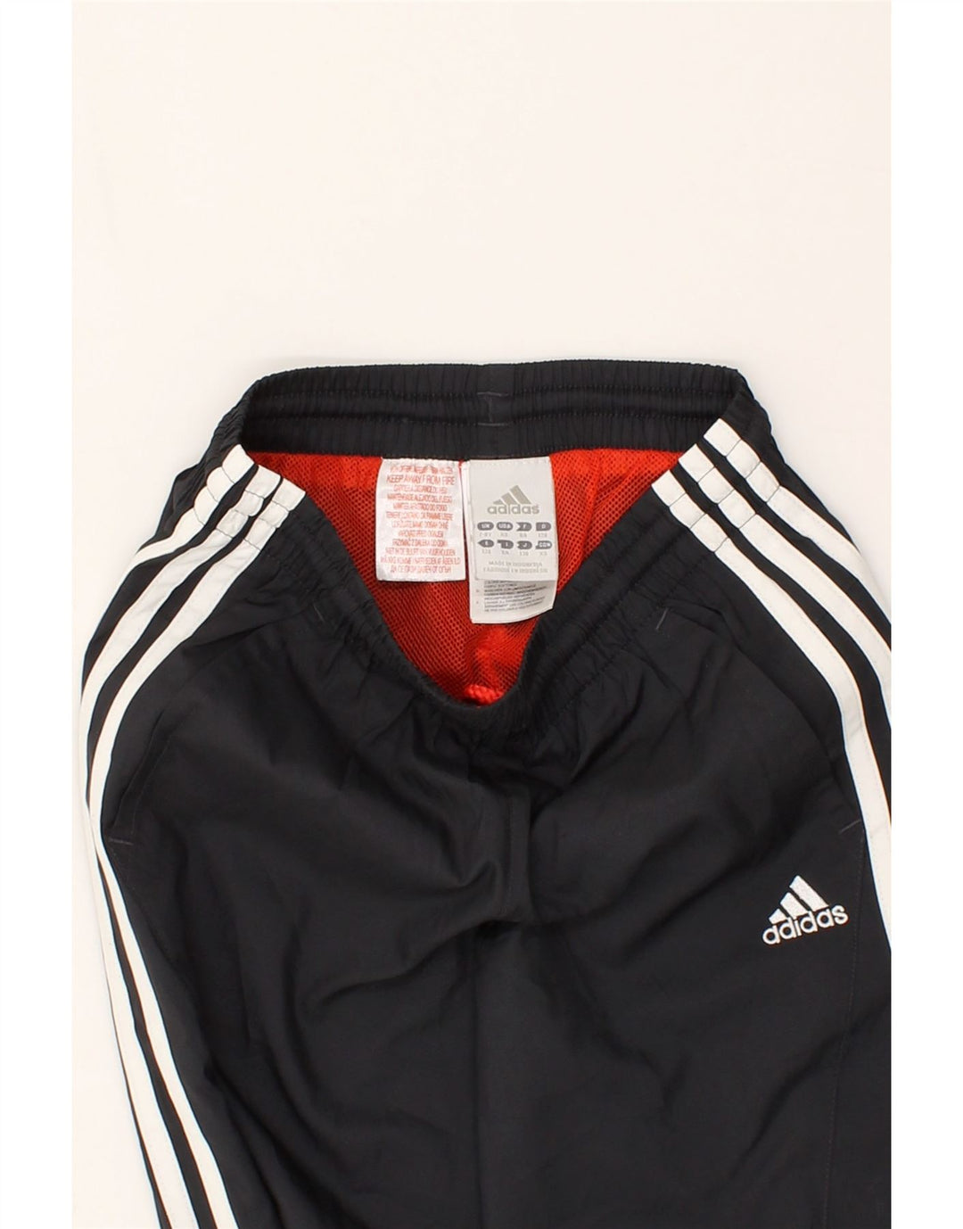 ADIDAS Boys Tracksuit Trousers 7-8 Years Grey Polyester Vintage Adidas and Second-Hand Adidas from Messina Hembry 
