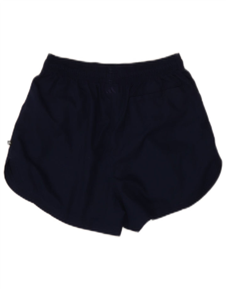 Adidas Pantalones cortos deportivos para mujer UK 12 Medium Azul marino Poliéster