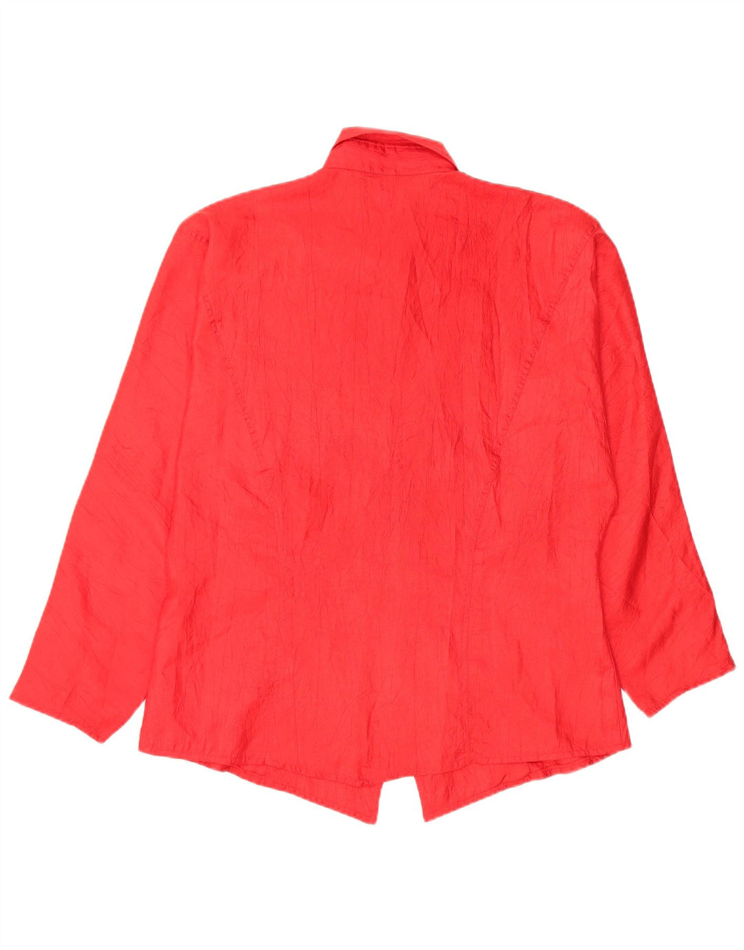 VINTAGE Blusa camisa mujer EU 38 Poliéster rojo medio