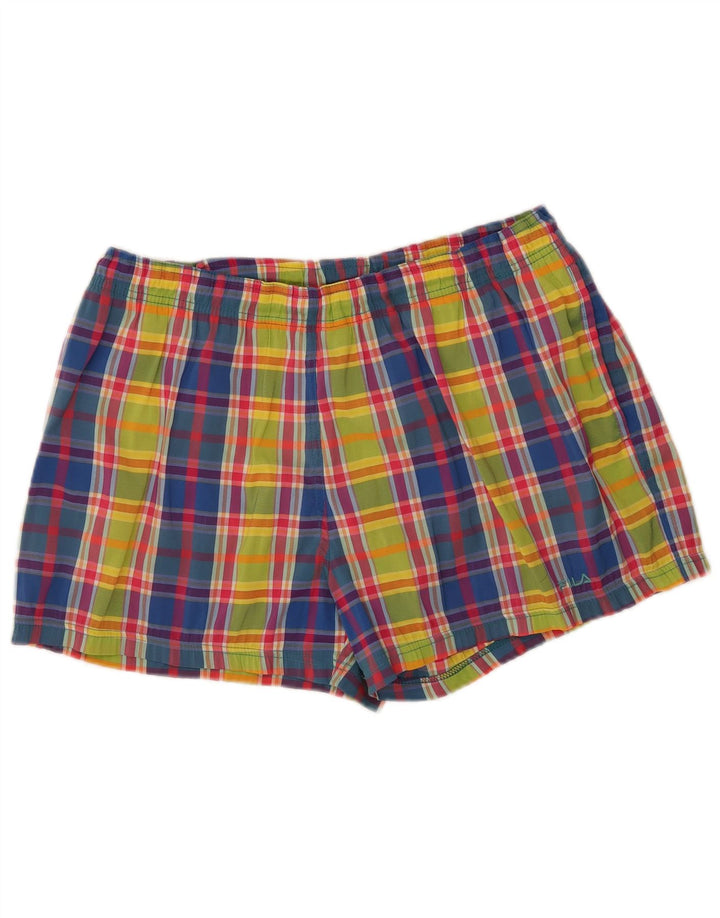 Fila Bañador Hombre IT 52 Large Cuadros Multicolor