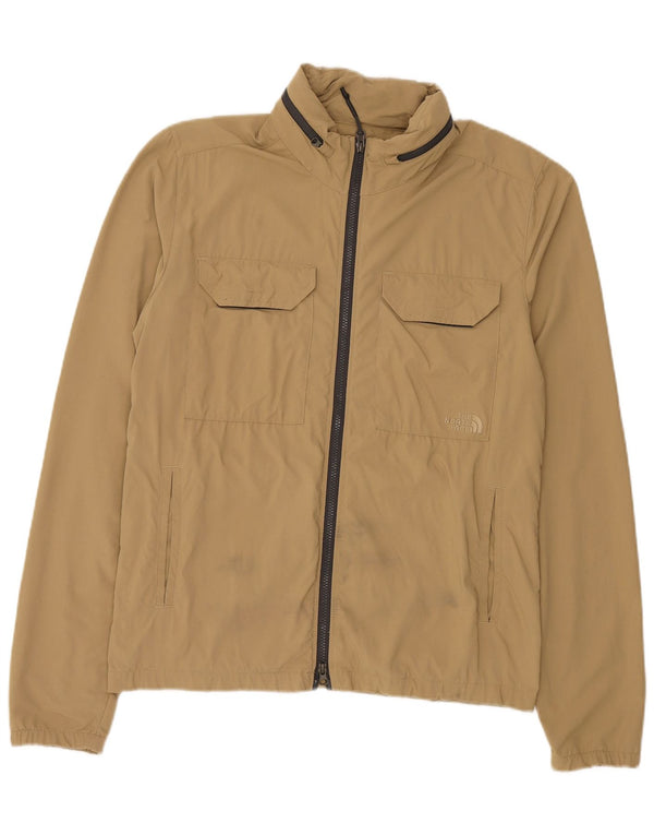 The North Face Chaqueta impermeable holgada con capucha para hombre UK 36 Small Beige Nylon