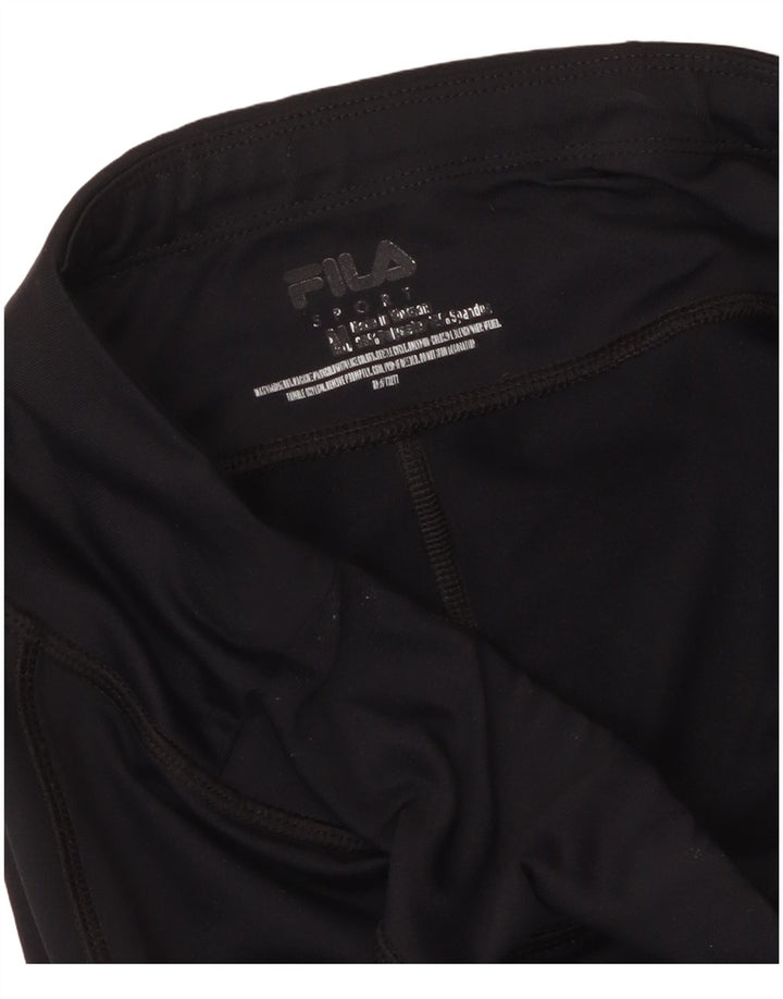 FILA Leggings Capri para Mujer Reino Unido 44 Mediano Negro