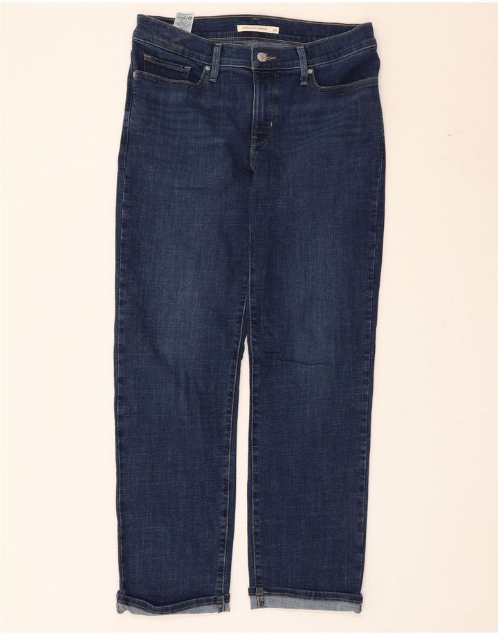 Vaqueros Levi's Mujer 314 Shaping Straight W28 L27 Algodón Azul