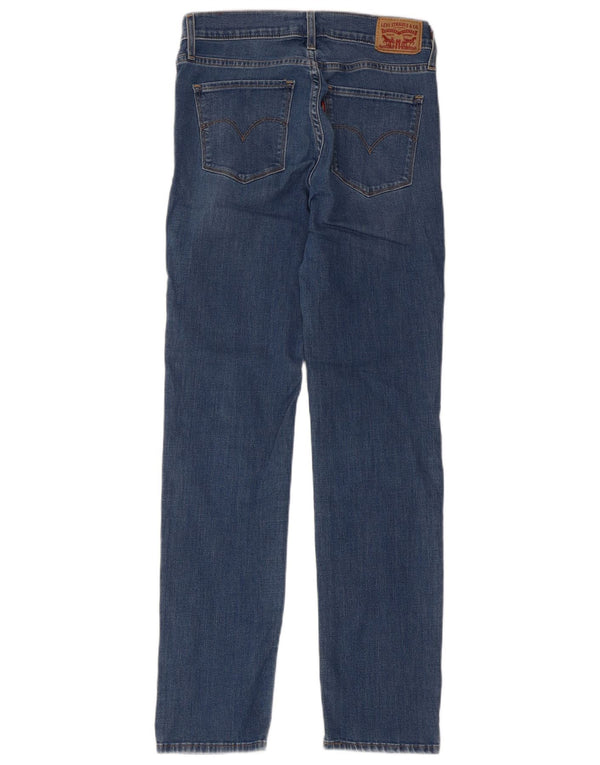 Levi's Womens 312 Shaping Slim Jeans W26 L30 Blue Cotton