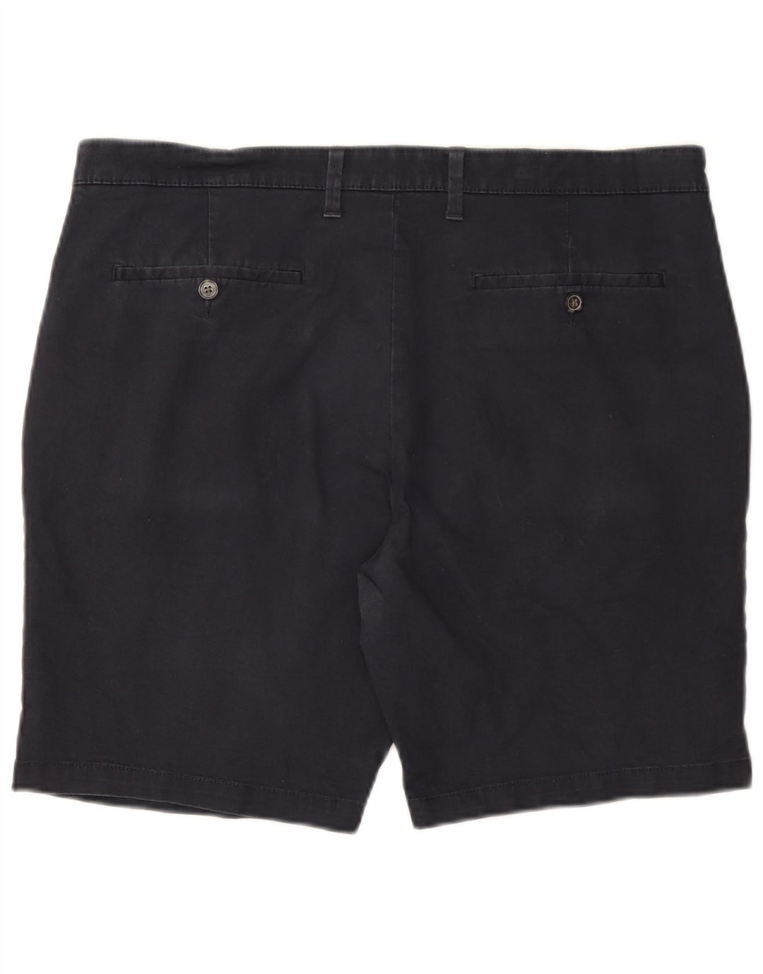 Marks & Spencer Pantalones cortos chinos para hombre W38 XL Algodón azul marino