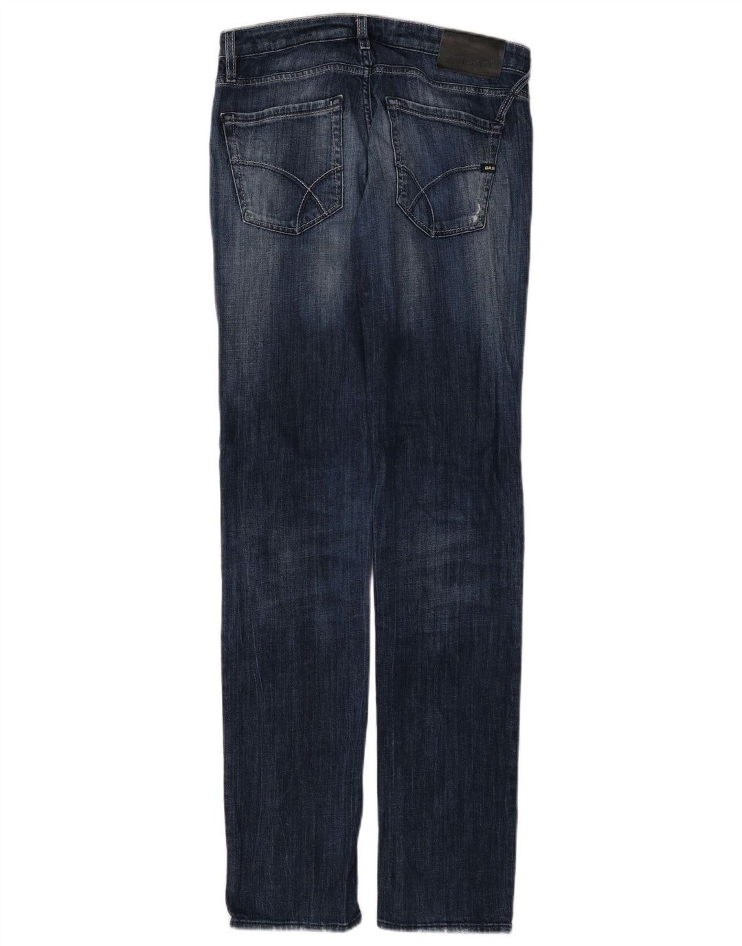 Vaqueros Slim Mujer Gas W30 L34 Algodón Azul