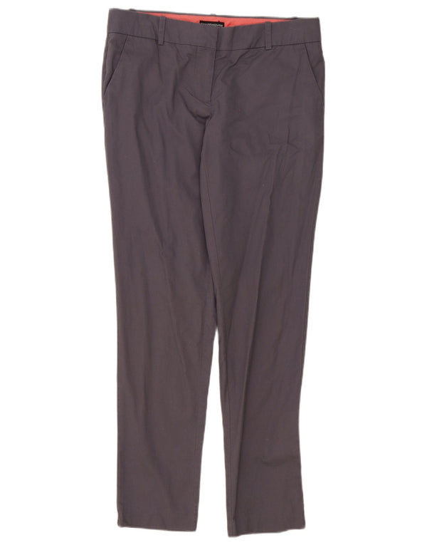 Warehouse Pantalones chinos ajustados para mujer UK 10 Small W30 L30 Algodón gris