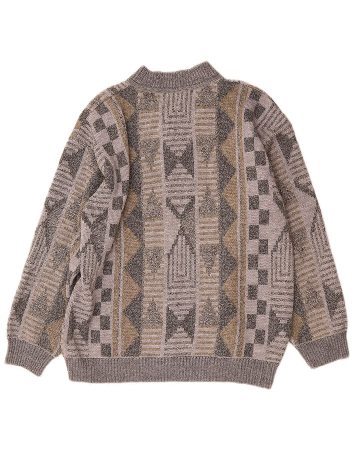 Steiner Cárdigan para Hombre XL Multicolor Geométrico