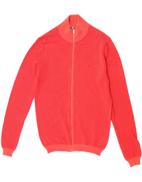 Benetton Cárdigan Hombre Small Rojo Algodón