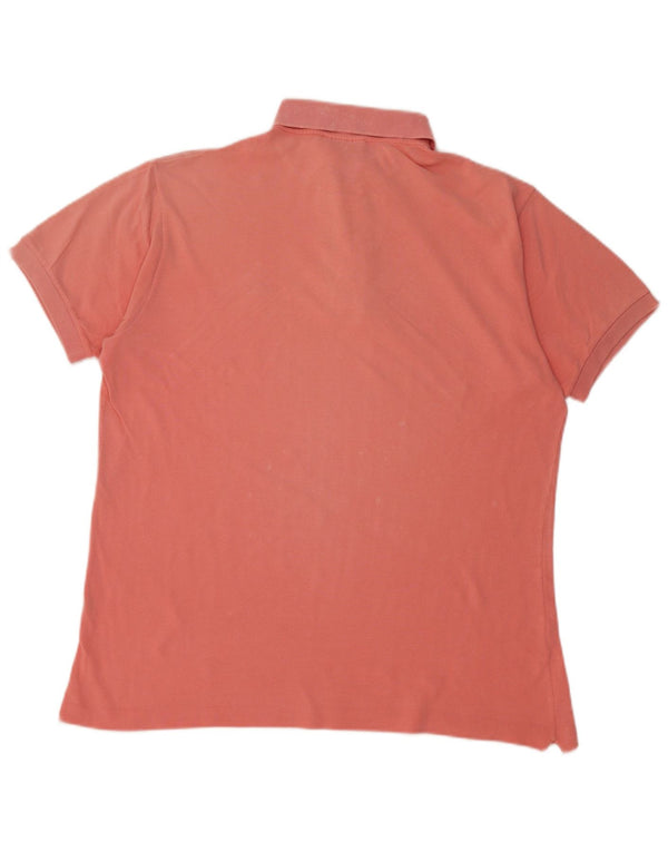LACOSTE Polo para hombre talla 4 mediano algodón rosa