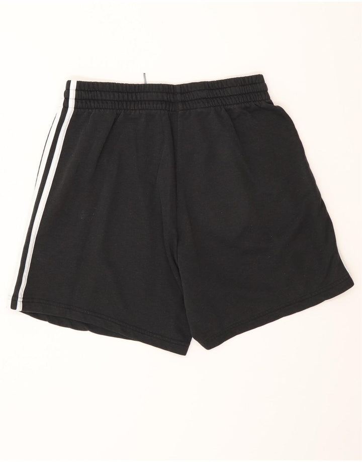 Adidas - Pantalones cortos deportivos para hombre, algodón negro mediano