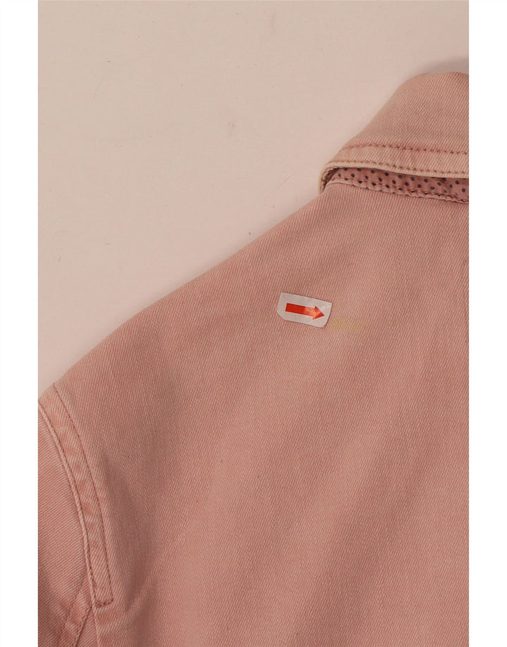 Chaqueta vaquera para mujer Joules UK 12 Algodón rosa medio